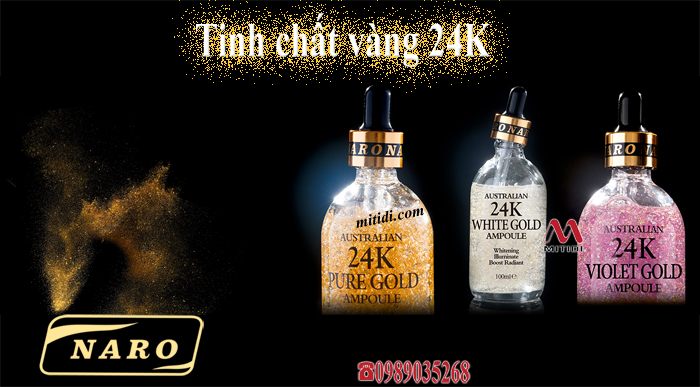 Serum tinh chất vàng 24k Gold Naro Tinh chất vàng 24K Naro 4.jpg (245 KB)